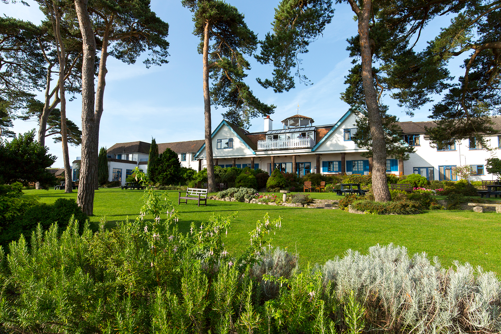Exterior view of Knoll house and grounds, one of the places to stay in Dorset
