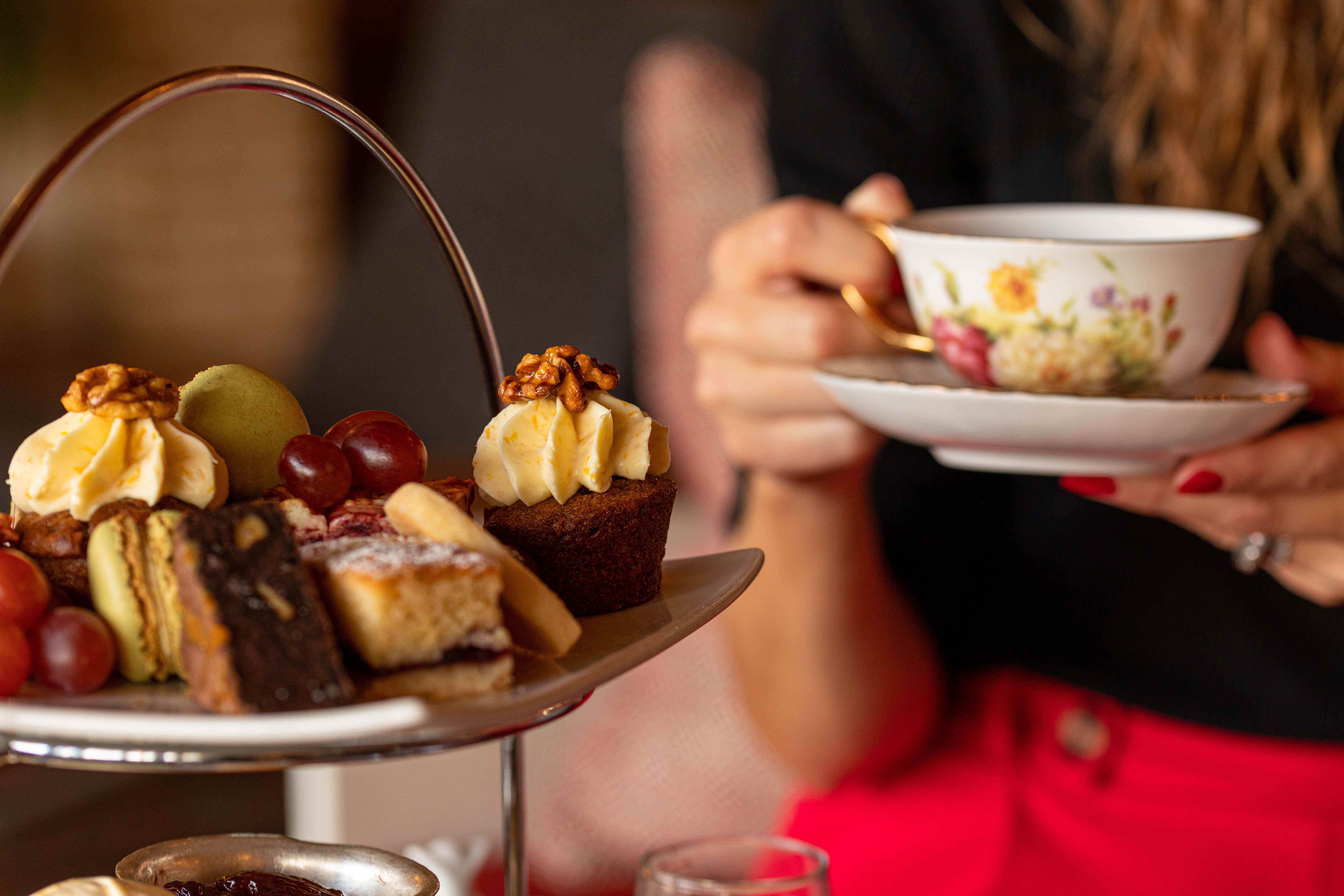 Afternoon tea at Knoll House served daily